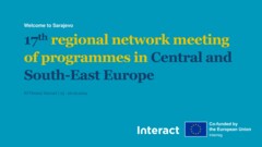 01 Presentation | 17th regional network meeting of programmes in CE and SEE