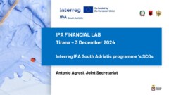 IPA Finance Lab: Practical Exchange for Programme Practitioners | 3 and 4 December 2024 in Tirana, Albania