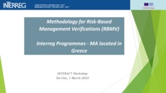 2. Risk-based management verifications methodology