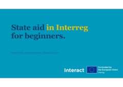Presentation | State aid for beginners