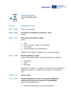  SCOs annual event Agenda final