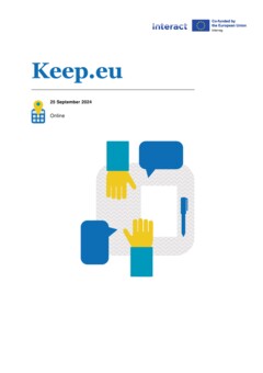 2024-09-25 Webinar on keep.eu Agenda