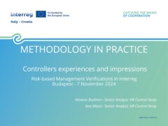 Risk-based management verifications in Interreg