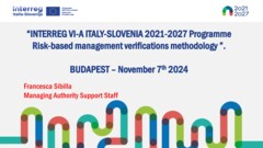 Risk-based management verifications in Interreg